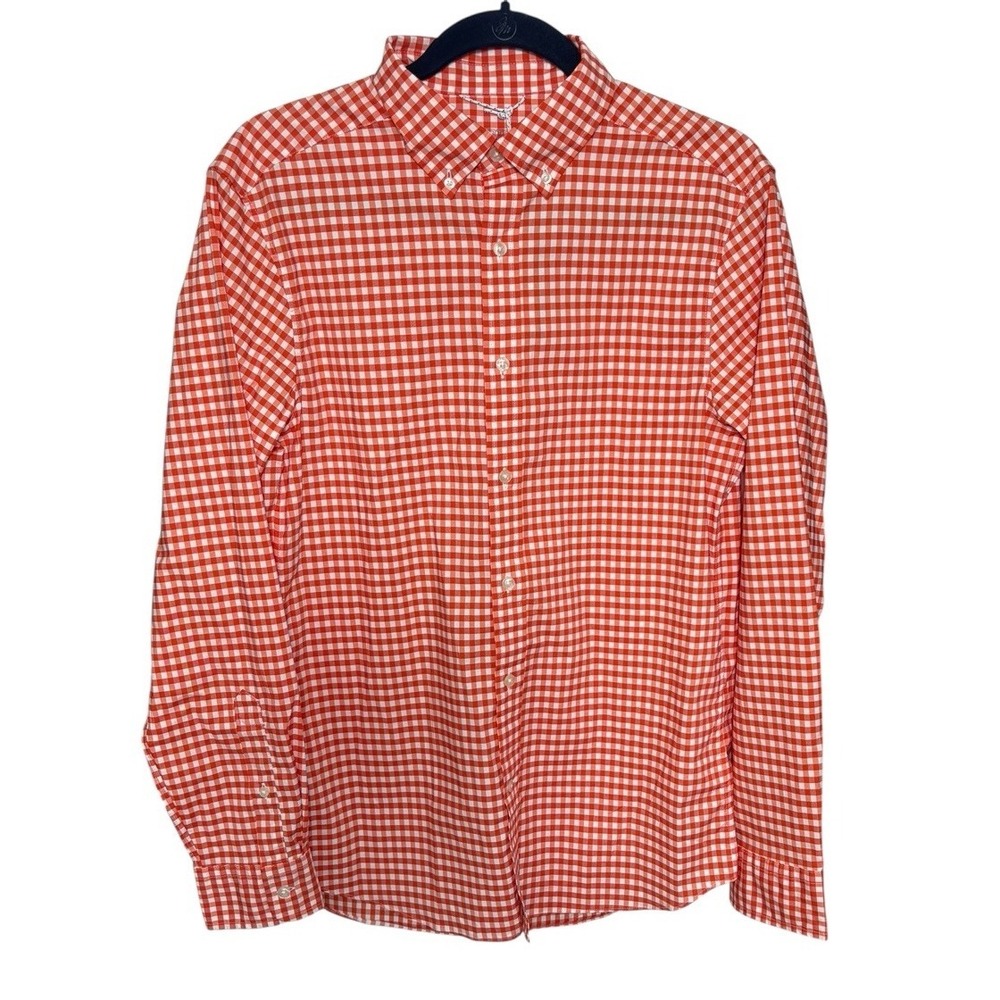 Vineyard‎ Vines On-The-Go Gingham Check Performance Button-Down Shirt Size Small